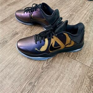 Kobe 5 Protro “ Year of the Mamba” eggplant Sneakers (No Box) 🗃️generic box